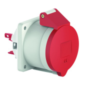 Разъемы промышленные розетка встраиваемая 32a 5р(3p+n+pe) 6h 400v ip44 quick-connect 132002 i 132002-bals i bals выгодная цена