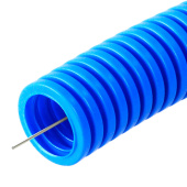 Трубы и аксессуары труба гофрированная пп тяжёлая 750 н безгалогенная (hf) синяя с/з д20 (100м/4800м уп/пал) | pr02.0056 | промрукав выгодная цена