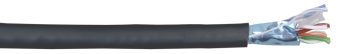 1Кабель витая пара (UTP, FTP) каб. в. п. f/utp, кат. 6 4x2х23awg solid lszh 305м чер. lc3-c604-329 | itk выгодная цена