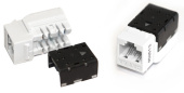 Розетки, адаптеры и модули Keystone вставка keystone jack kjne-8p8c-c6a-90-wh rj-45(8p8c), категория 6a, 110 idc, заделка с помощью ne-tool, белая | 47013 | hyperline выгодная цена