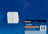 Ленты светодиодные заглушка для led ленты 3528, 10 мм, ucw-k10 clear 005 polybag прозрачный, 5 шт/упак | 10835 | uniel выгодная цена