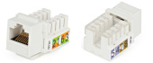 Розетки, адаптеры и модули Keystone вставка keystone jack kj2-8p8c-c5e-90-wh rj-45(8p8c), категория 5e, dual idc, белая | 16289 | hyperline выгодная цена