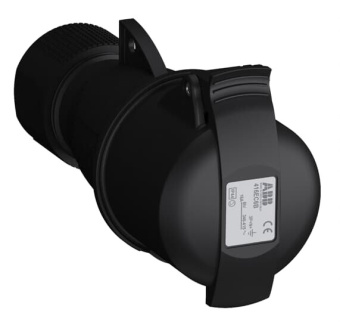 1Разъемы промышленные розетка кабельная easy&safe 416ec6b,16а,3p+n+e,ip44,6ч,черн|2cma103590r1000| abb выгодная цена