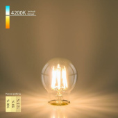 Лампы (источники света) лампа светодиодная dimmable bl133 9w 4200k e27 (a60 прозрачный) диммируемая светодиодная филаментная | a045170 | elektrostandard выгодная цена