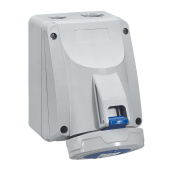 Разъемы промышленные розетка накладная - p17 tempra pro - ip 66/67 - 200/250 в~ - 32 a - 3к+н+з | 555456 | legrand выгодная цена