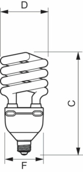 1Лампы (источники света) лампа энергосберегающая клл tornado high lumen 45w ww e27 | 929676005701 | philips выгодная цена
