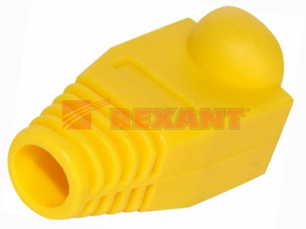 1Разъемы RJ изолирующий колпачок для разъемов rj-45, желтый | 05-1203 | rexant выгодная цена