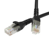 Патч-корды патч-корд неэкранированный cat6 u/utp 4х2, lszh, черный, 1.0м | rn6uu4510bk | dkc выгодная цена