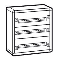 1Шкафы, боксы и аксессуары распределительный шкаф с металлическим корпусом xl3 160 - для модульного оборудования - 3 рейки - 600x575x147 | 020003 | legrand выгодная цена