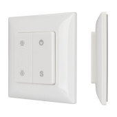 Ленты светодиодные панель smart-p46-dim-p-suf (3v, 1 зона, knob, 2.4g) (arlight, пластик) | 028300 | arlight выгодная цена