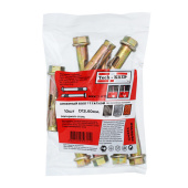 Крепёж анкерный болт с гайкой 12х60 (10 шт) - пакет ( 0,519 кг) | 124334 | tech-krep выгодная цена