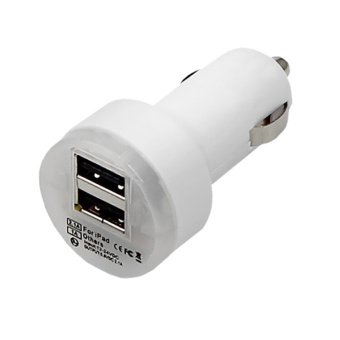 1КОМПЬЮТЕРНЫЕ АКСЕССУАРЫ автозарядка в прикуриватель 2хusb с индикацией (азу) (1000+2100 ma) белая | 18-1189 | rexant выгодная цена