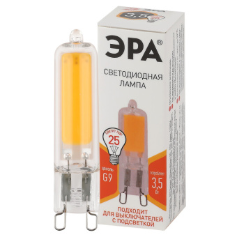 1Лампы (источники света) лампа светодиодная std led jcd-3,5w-gl-827-g9 g9 3,5вт капсула | б0049083 | эра выгодная цена