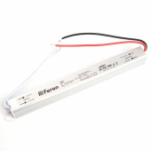 Ленты светодиодные трансформатор электронный для светодиодной ленты 24w 12v( драйвер),lb001 | 48011 | feron выгодная цена