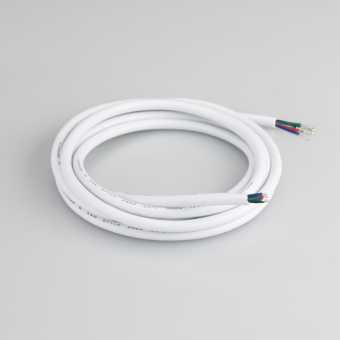1Ленты светодиодные провод питания arl-moonlight-20awg-4w-d4.5-cu-2000 white | 028105 | arlight выгодная цена