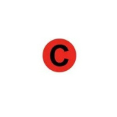 Знаки электробезопасности и оградительные ленты знак символ "c" d=20мм | sq0817-0088 | tdm выгодная цена