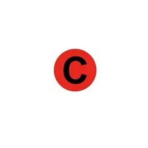 1Знаки электробезопасности и оградительные ленты знак символ "c" d=20мм | sq0817-0088 | tdm выгодная цена