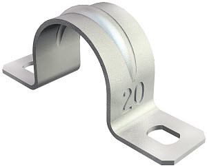 1Трубы и аксессуары крепежная скоба металл. двухлапковая 13mm (605 13 g) | 1018132 | obo bettermann выгодная цена