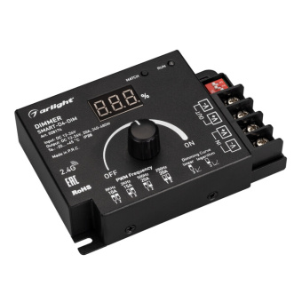 1Ленты светодиодные диммер smart-d4-dim (12-24v, 1x20a. 2.4g) | 028174 | arlight выгодная цена