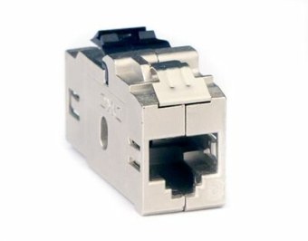 1Розетки, адаптеры и модули Keystone модуль keystone rj45 cat6 проходной экранированный, серебристый | rnk6fesl | dkc выгодная цена