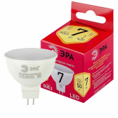 Лампы (источники света) лампа светодиодная led mr16-7w-827-gu5.3 r (диод, софит, 9вт, нейтр, gu5.3) | б0050231 | эра выгодная цена