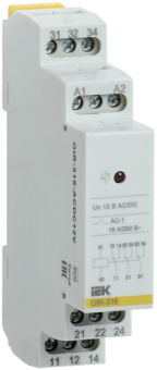 1Реле промежут. реле.oir 3 конт (16а). 12 в ac/dc | oir-316-acdc12v | iek выгодная цена