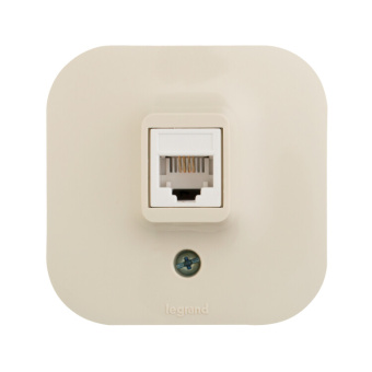 1Розетки, выключатели, звонки электрические quteo сл. кость розетка rj45 кат5е utp | 782254 | legrand выгодная цена