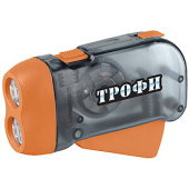 Фонари фонарь светодиодный td2 динамо 2xled, l1131, ремешок, карт (24/48/2880) | б0003943 | трофи выгодная цена