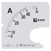 Измерительное оборудование шкала сменная для a721 40/5а-1,5 ekf proxima | s-a721-40 | ekf выгодная цена