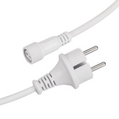 Ленты светодиодные шнур питания ard-classic-icefall-1.5m white (230v) | 026106 | arlight выгодная цена