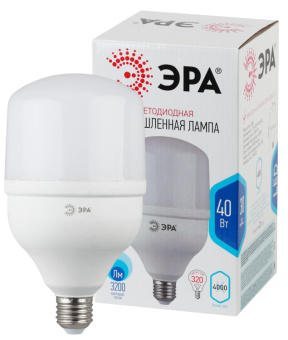 1Лампы (источники света) лампа светодиодная led 40вт t120 е27 220в 4000к smd power | б0027005 | эра выгодная цена