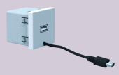 Розетки, выключатели, звонки электрические simon connect зарядное устройство usb, к45, кабель micro-usb, uпост = 5 в, белый | k126a-9 | simon выгодная цена