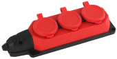 Разъемы каучуковые k-3e-red-ip44 эра колодка каучуковая с/з 3гн 16a ip44 красная | б0044552 | эра выгодная цена