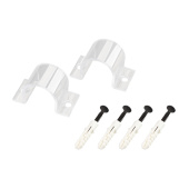 Ленты светодиодные держатель arl-moonlight-r25-clip-tn clear (arlight, пластик) | 031462 | arlight выгодная цена