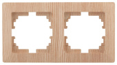 Розетки, выключатели, звонки электрические 4-502-11 intro рамка на 2 поста, су, solo, сосна | б0043416 | intro выгодная цена