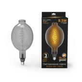 Лампы (источники света) лампа светодиодная led filament bt180 e27 8.5w gray 165lm 1800k 1/2 | 152802005 | gauss выгодная цена