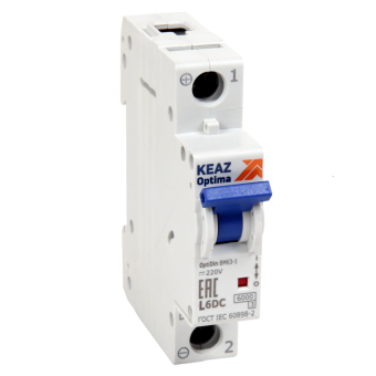 1Модульное оборудование (выключатели, УЗО, АВДТ,  УЗДП) выключатель автоматический однополюсный optidin bm63-1k32-dc-ом4-рег | 281412 | кэаз выгодная цена