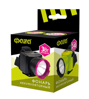 1Фонари фонарь прожекторный accufh7-l3w-bk (черн.) | 2857644 | фаzа выгодная цена