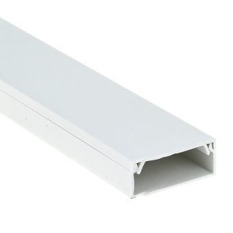 1Кабельные каналы канал кабельный (40х16) (30м.) plast ekf proxima | kk-40-16 | ekf выгодная цена