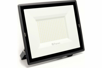 1Прожекторы прожектор светодиодный ll-924 200w 6400k ip65 ac220v/50hz, черный 346*439*56 мм | 29499 | feron выгодная цена