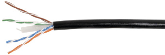1Кабель витая пара (UTP, FTP) каб. вп u/utp, кат.6 4х2х23awg solid, ldpe, 305м, чер. | lc3-c604-139 | itk выгодная цена