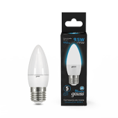 Лампы (источники света) лампа светодиодная свеча 9.5w 950lm 6500к e27 led 1/10/50 | 103102310 | gauss выгодная цена