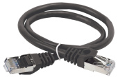 Патч-корды коммутационный шнур кат. 6 ftp pvc 0,5м черный | pc09-c6f-05m | itk выгодная цена