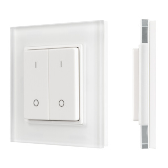1Ленты светодиодные панель smart-p47-dim-g-suf (3v, 2 зоны, knob, 2.4g) (arlight, пластик) | 032984 | arlight выгодная цена