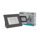 Прожекторы прожектор светодиодный elementary 50w 4475lm 4000к 200-240v ip65 черный led 1/10 | 613100250 | gauss выгодная цена