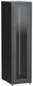 Шкафы и стойки телекоммуникационные 19 шкаф linea e 47u 600х800мм двери 2шт стек. и метал. чер. | le05-47u68-gm | itk выгодная цена