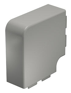 1Кабельные каналы крышка плоского угла кабельного канала wdk 60x130 мм (пвх,серый) (wdk hf60130gr) | 6022359 | obo bettermann выгодная цена