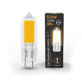 Лампы (источники света) лампа светодиодная led g4 ac220-240v 5.5w 480lm3000k glass | 107807105 | gauss выгодная цена