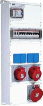 1Разъемы промышленные бокс m63/2jfb ctfl с розетками и фланцамив сборе, металл, ip44 | 2cma100024r1000 | abb выгодная цена