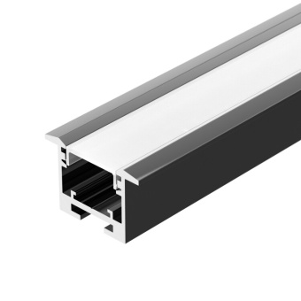 1Ленты светодиодные профиль sl-line-3523-f-2500 black (arlight, алюминий) | 033738 | arlight выгодная цена
